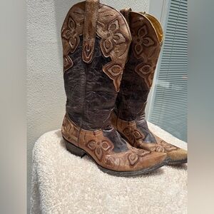 Old Gringo Brown Leather Western Boots size 8
